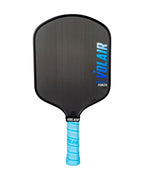 Volair Pickleball - Mach 2 Forza Paddle - Carbon Fiber Surface - Thermoformed - Foam Injected - Spin Power & Control - w/Headcover + More (16 mm)