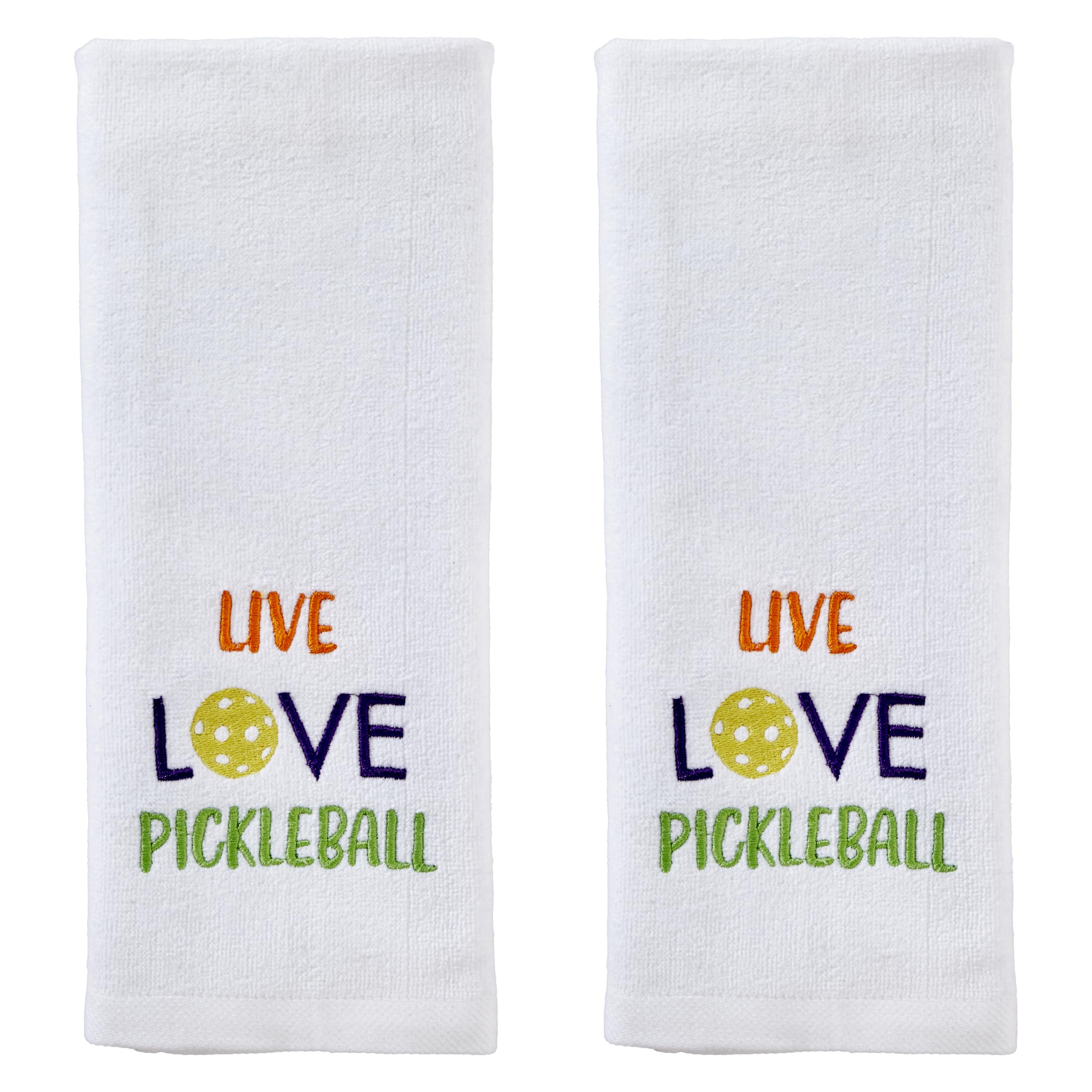 SKL Home Live Love Pickleball Hand Towel Gift Set