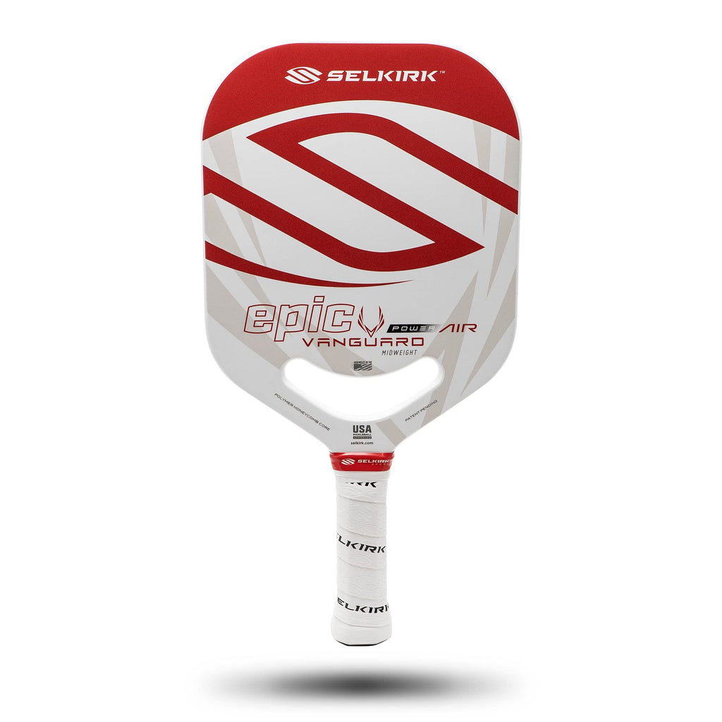 2025 Selkirk Vanguard Power Air Pickleball Paddles | Carbon Fiber Pickleball Paddle | 360 Proto Molding & Flexfoam Perimeter | Designed for Ultimate Power & Control | Epic Red