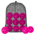 Great Call Athletics | Indoor Pickleballs USA Pickleball Approved Official 26 Hole Balls Pickle Sports Balls Tournament Pack (12 Pack Pink)