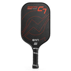 A11N Zenith C7 Pickleball Paddle 16mm | T-700 Carbon Fiber with Foam Injected Walls | Enlarged Sweet Spot | Elongated Shape | Red