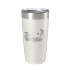 The Dinkfather Tumbler Funny Pickleball Travel Mug Insulated Laser Engraved Coffee Cup Pickle Ball Gift 20 oz-1