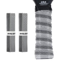 AMA SPORT Pickleball Paddle Grip Tape 2 Pack Pickleball Overgrip Replacement Grip Wrap for Pickleball Rackets Anti-Slip Grip Ridge Easy Installation and Long-Lasting Performance (Gray)