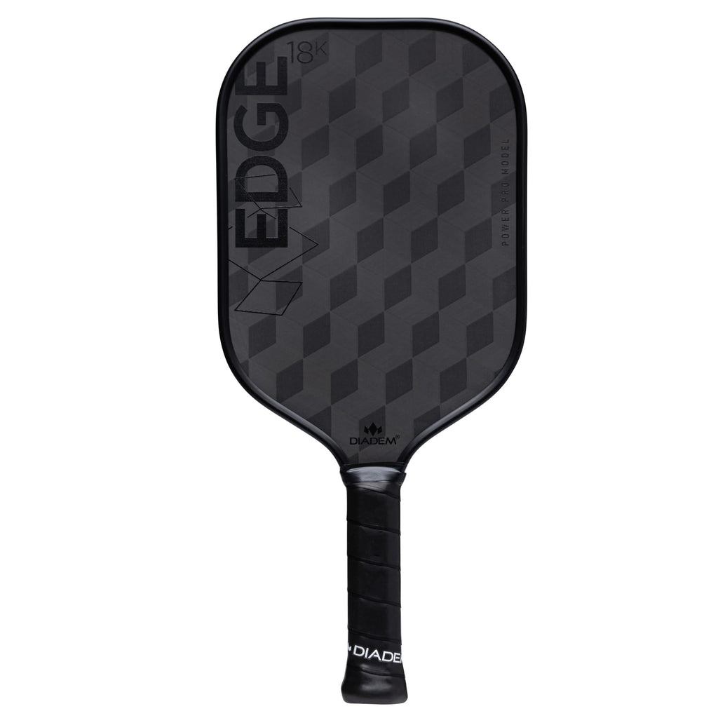 Diadem Edge 18K Power Pro Thermoformed Pickleball Paddle USAPA Approved | 18K Carbon Fiber Face for Spin & Control | 16mm Control Paddle Limited Edition Limited Edition Black