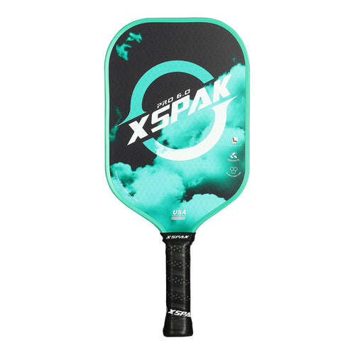 2024 XS XSPAK 19mm Carbon Fiber Pickleball Paddle - 9 Layers Pickleball Paddle with a Polypropylene PRO6.0 Core - The Thermoformed Pickle Ball Paddle Designed for Unmatched Control Green