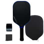 Poxozahu Pickleball Paddle Carbon Fiber T700Pickleball Paddles EVA Foam Honeycomb Core - Gen 3 Propulsion CoreProfessional Pickleball Racket Lightweight(Blue 16MM)
